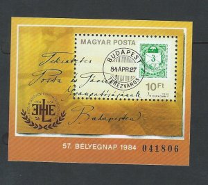 Hungary sheetlet mnh sc 2872a