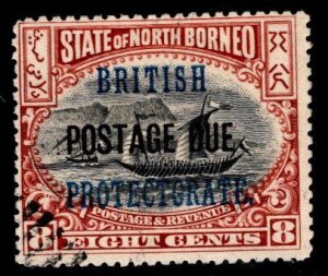 North Borneo Scott J26 used postage due stamp