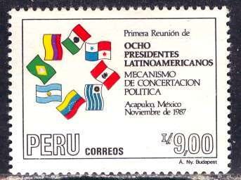 Peru; 1988: Sc. # 933: **/MNH Cpl. Set