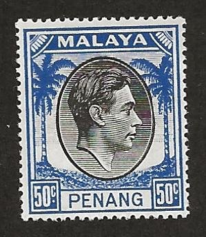 MALAYA - PENANG  SC# 19  FVF/MNH