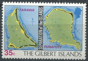 Gilbert Islands Sc#268 MNH, 35c multi, Separation of the Islands (1976)