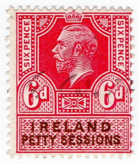 (I.B) George V Revenue : Ireland Petty Sessions 6d