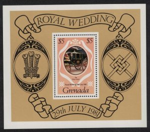 Grenada Charles and Diana Royal Wedding MS 1981 MNH SC#1054 SG#MS1133