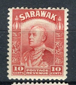 SARAWAK; 1934 early Brooke issue fine Mint hinged  10c. value