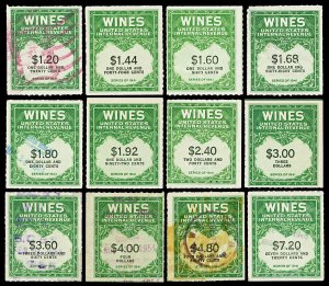 Scott RE146//RE160 1942 $1.20-$7.20 Wine Revenues Mostly Used Cat $145.45