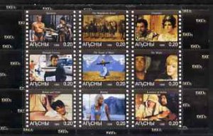 ABKHAZIA - 1999 - Movies from 1960's - Perf 9v Sheet - M. N.H. - Private...