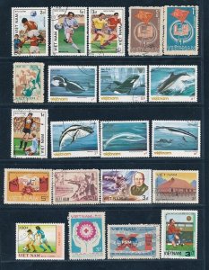 D393322 Vietnam Nice selection of VFU Used stamps