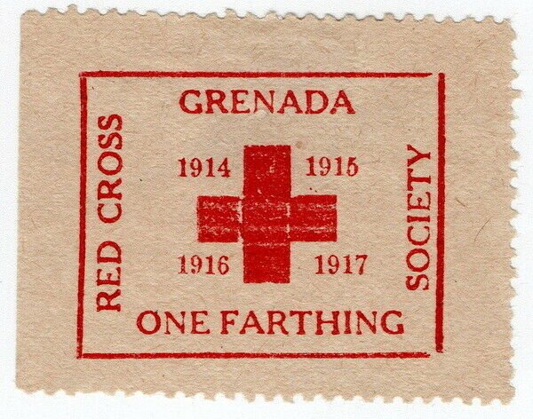 (I.B) Grenada Cinderella : Red Cross Society ¼d