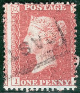 GB Scotland PENNY RED SG.29 1d Red-Brown Used CASTLETON? Scots Local LRED49