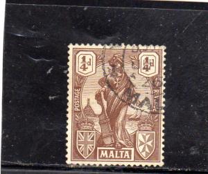 Malta Early definitives used