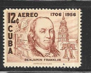 Cuba #C150  12c Ben Franklin (MNH) CV $3.00