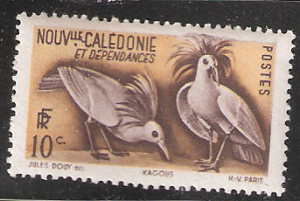 New Caledonia birds. MLH 10c