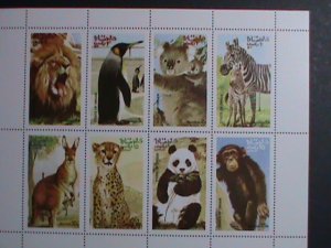 OMAN - WORLD ENDANGER ANIMALS -MNH S/S-VERY FINE WE SHIP TO WORLD WIDE