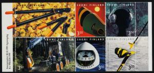 Finland 1116 Booklet MNH Vehicle, Music, Innovations