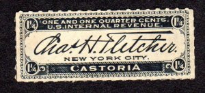 US Revenue Stamps  Scott # RS284p  MH     Lot 200536 -01