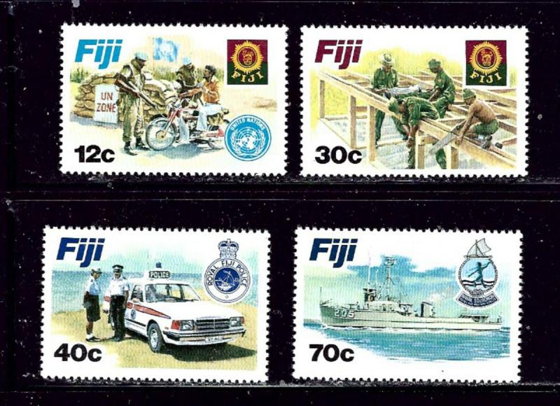 Fiji 462-65 MNH 1982 Disciplined Forces