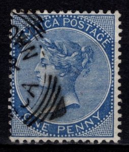 Jamaica 1883-97 Victoria Def., 1d blue [Used]