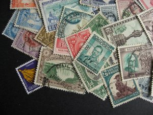 Internationals WW collection breakdown, Southern Rhodesia 65 different