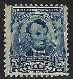 US Scott #304 Mint NH Fine gum disturbance