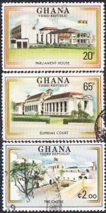 Ghana #724-726 Used