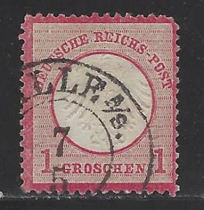 Germany Reich Scott # 4, used, plate error