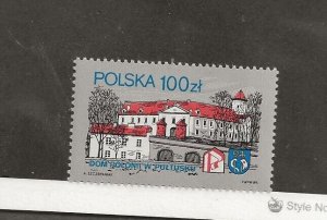 POLAND Sc 2909 NH ISSUE OF 1989 - CASTLE