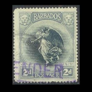 Barbados Scott # 143 U