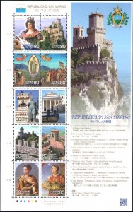 2010 Japan, Joint Issue with San Marino MNH **