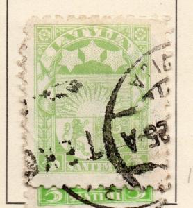 Latvia 1924-25 Early Issue Fine Used 3s. 228192 