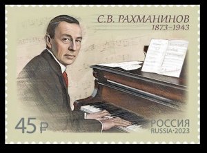 2023 Russia 3274 150 years of the composer S.V.Rakhmaninov 4,10 €