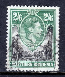 Northern Rhodesia - Scott #41 - Used - Tiny crease in top margin - SCV $7.00