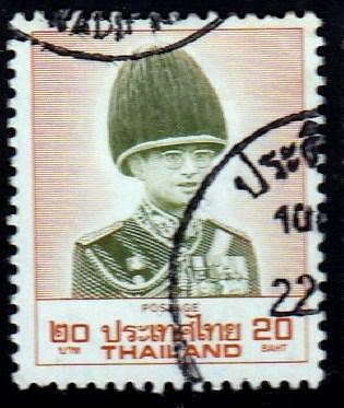 Thailand #1249 used, King Bhumibol Adulyadej issued 1989.PM,HR