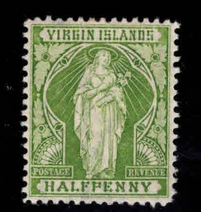 British Virgin Islands Scott 21 MH* 1899 St. Ursula stamp