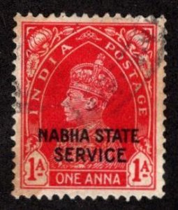 India Nabha 72 - Issue of 1938/39 - Used - 2022 SCV $2.50