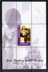 Angola 1999 Great people of the 20th.Century WALT DISNEY s/s Perforated Mint NH