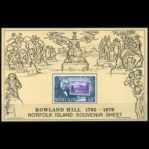 NORFOLK IS. 1979 - Scott# 248a S/S R.Hill NH