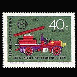 ARGENTINA 1970 - Scott# C128 Fire Brigade Set of 1 NH