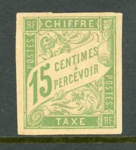 French Colony 1894 General Issues 15¢ Postage Due Scott #J17 Mint D861