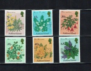 Falkland Islands: 1995, Flowering Shrubs,  MNH set