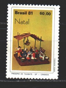 Brazil. 1981. 1858 from the series. Christmas. MNH.