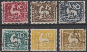 Mi: 144/9 used  1920   Wurttemberg