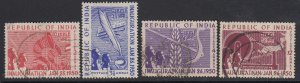 India Sc 227-230 (SG 329-332), used