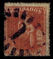 Barbados 20 fine  used bright color