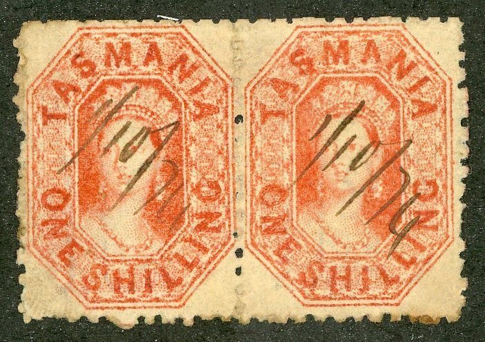 4905 BCX  1865 Tasmania Sc.# 34 used nice! cv $150 ( Offers welcome )