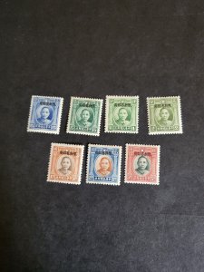 Stamps Republic of China-Sinkiang Scott 89 97 hinged