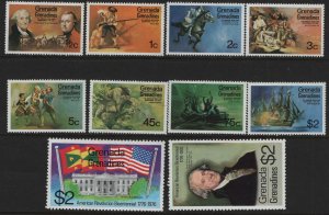 GRENADA GRENADINES   91-100 MNH SET
