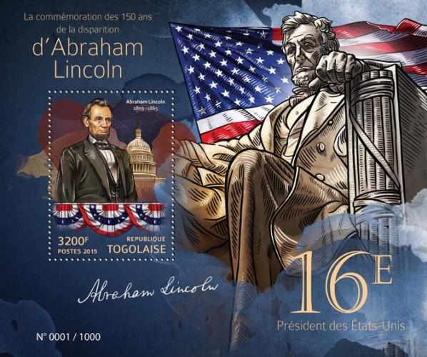 TOGO 2015 SHEET LINCOLN PRESIDENTS tg15409b