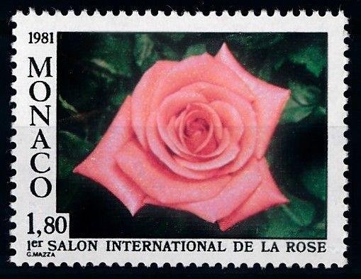 [67547] Monaco 1981 Flora Flowers Blumen Rose  MNH