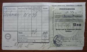 Slovenia Maribor Yugoslavia Note With Stamp R! J2