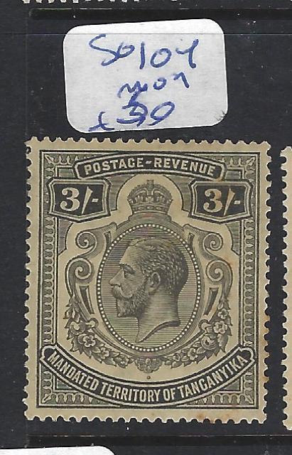 TANGANYIKA (PP1111B) KGV    3/-  SG 104   MOG